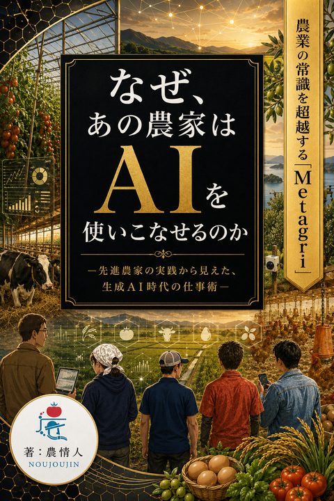 書籍『なぜ、あの農家はAIを使いこなせるのか』の表紙